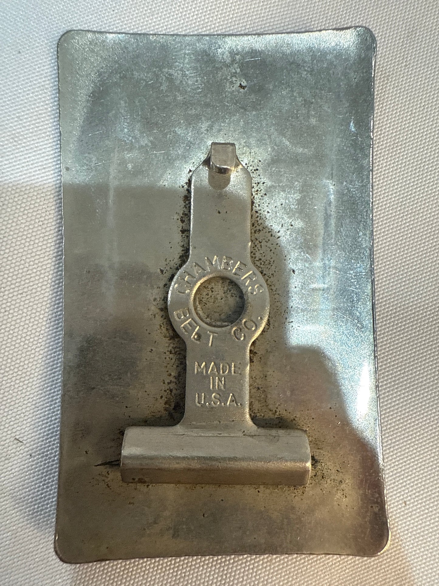 Vintage Cow Brand Belt Buckle