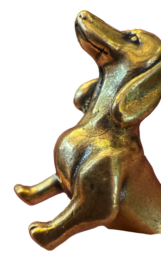 Brass Dachschund CSBH