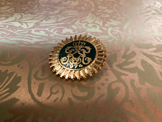 Vintage Rex Mardi Gras 1974 Ducal Pin CS