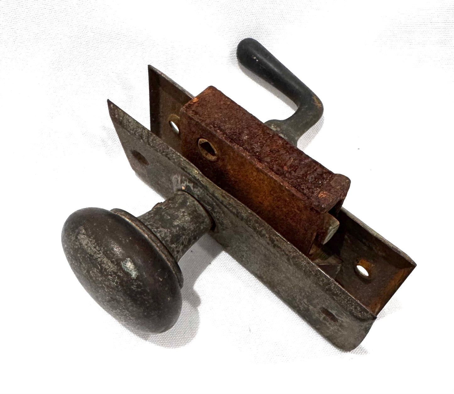 Antique Wrought Iron Lock Mechanism
