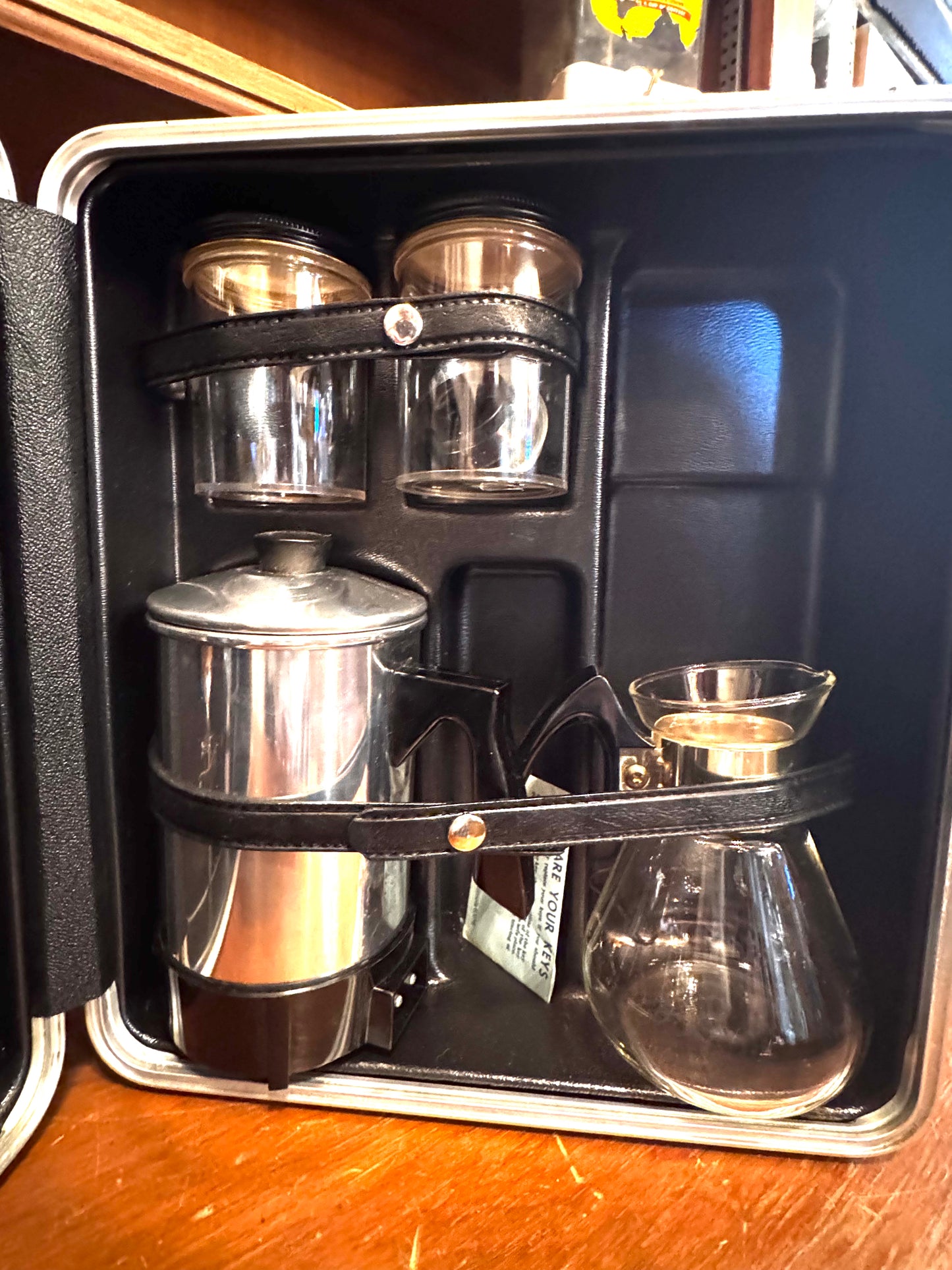 Vtg coffee travel kit csbh