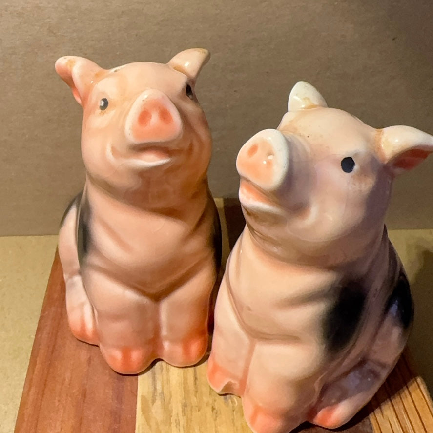 Vtg Pig Salt & Pepper csbh