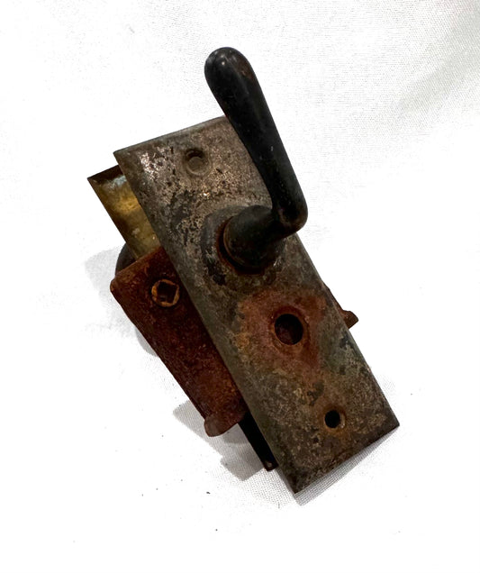 Antique Wrought Iron Lock Mechanism
