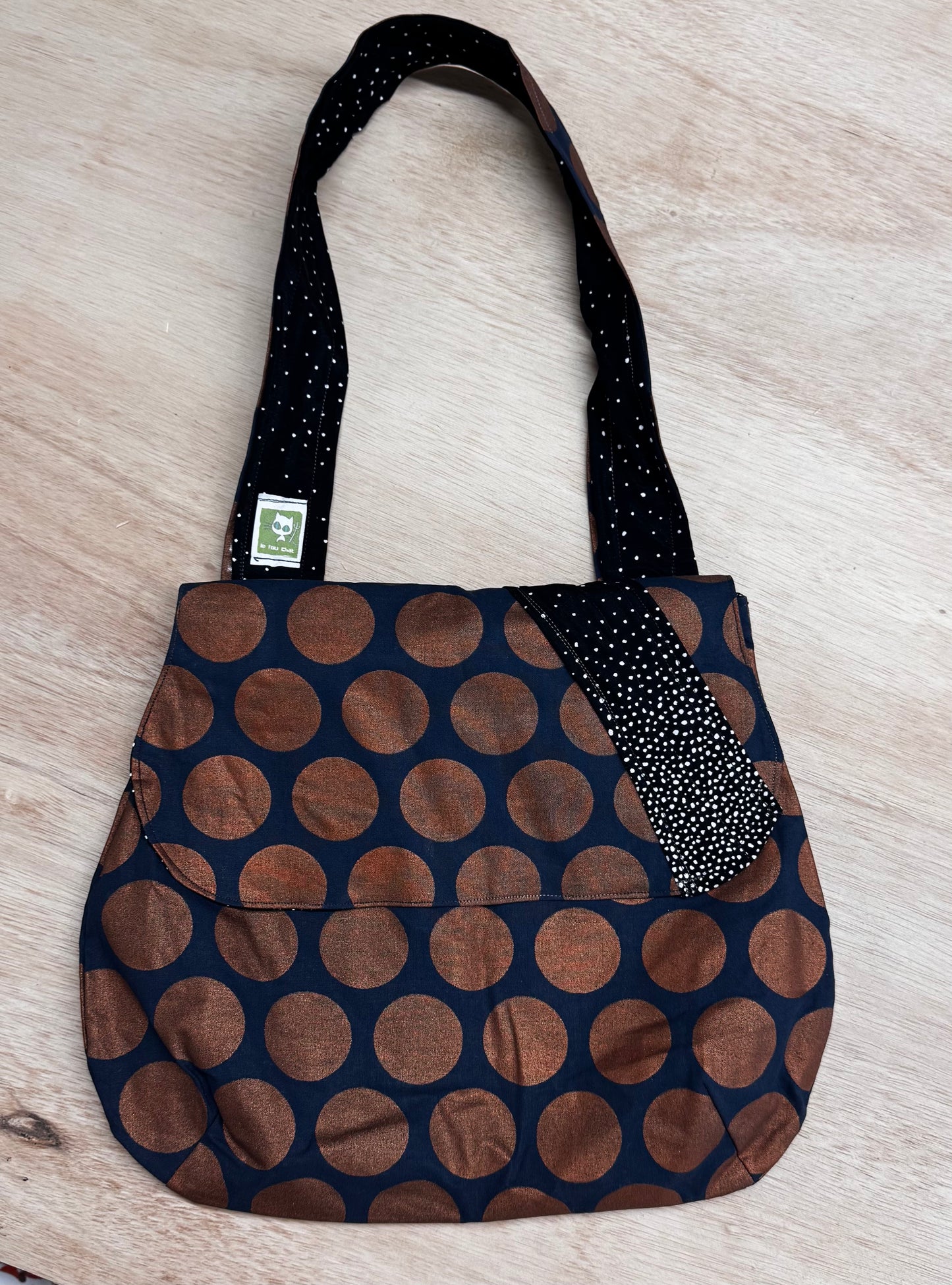 Copper Circles Bag by Gerlaine