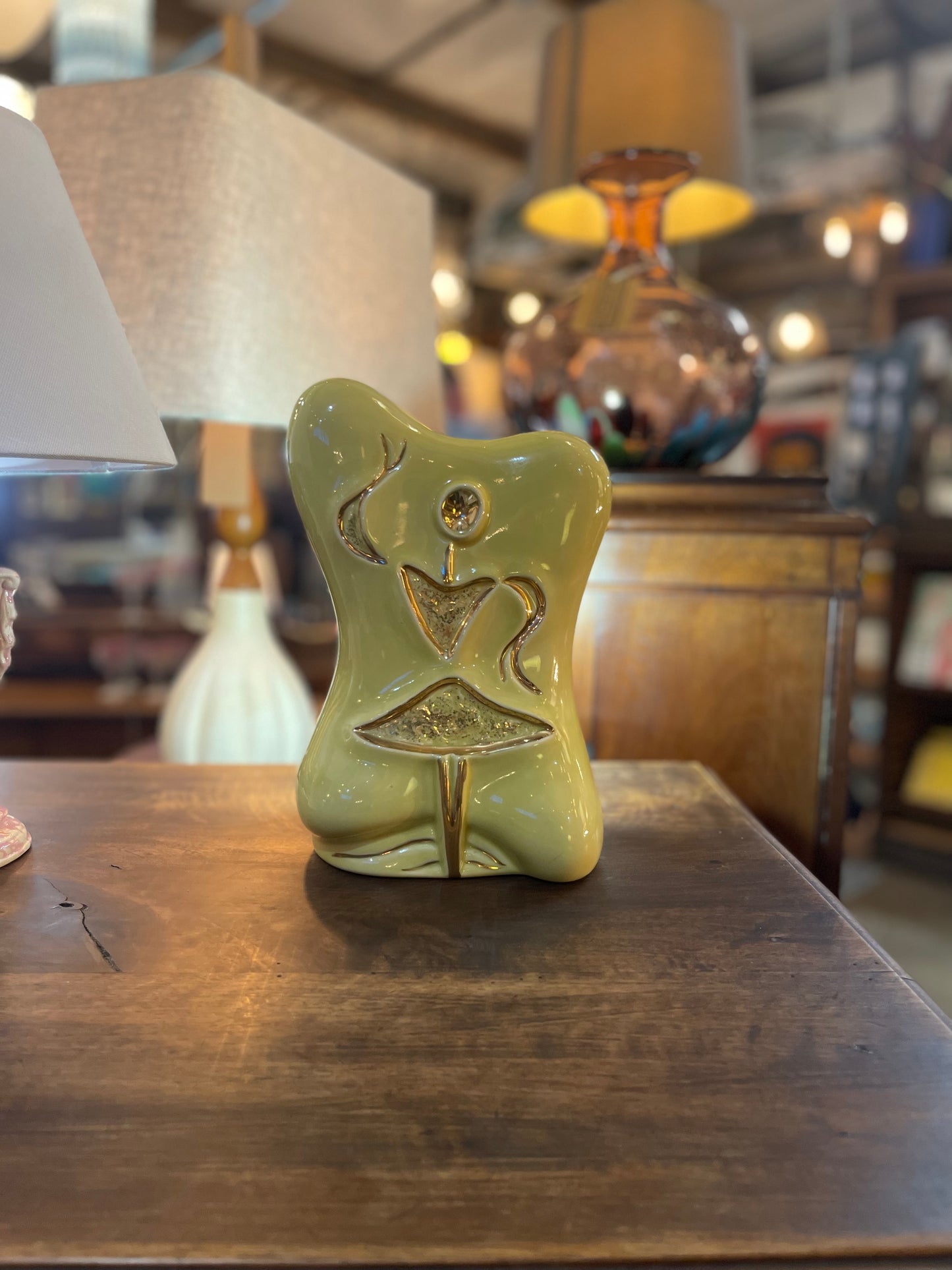 MCM Ballerina Silhouette TV Lamp