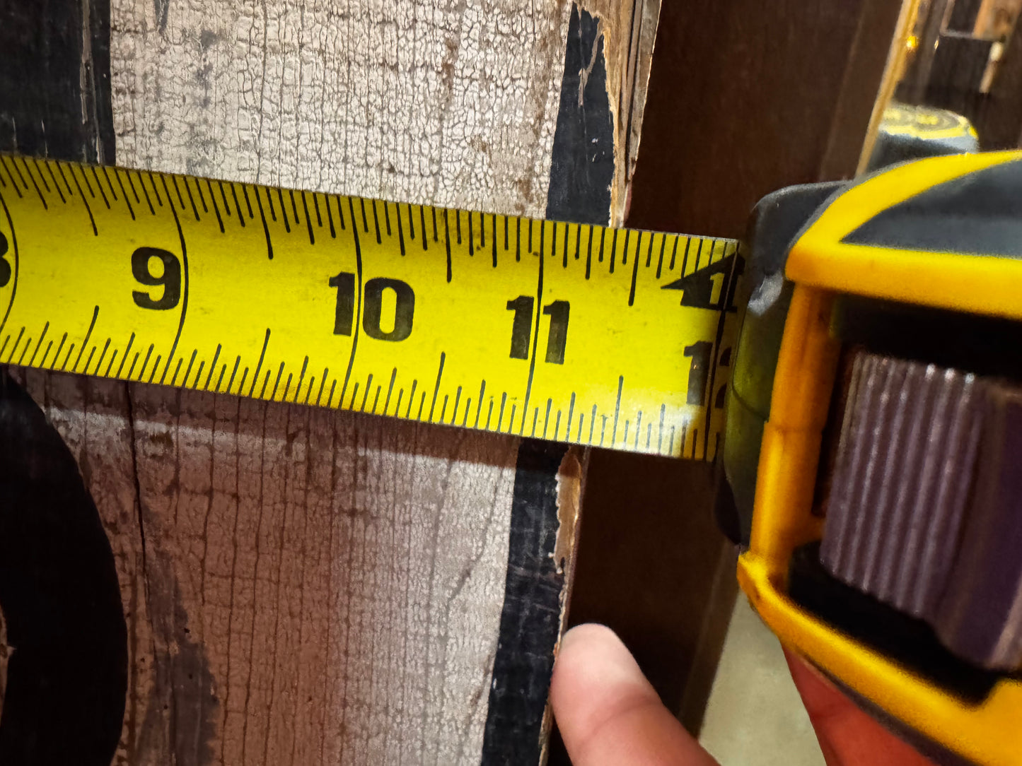 Hand-Painted Wooden Sign