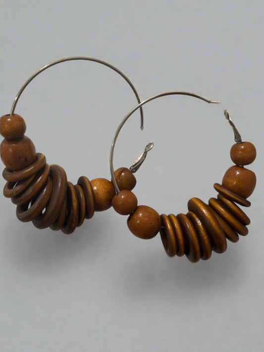 Wooden  earrings csbh