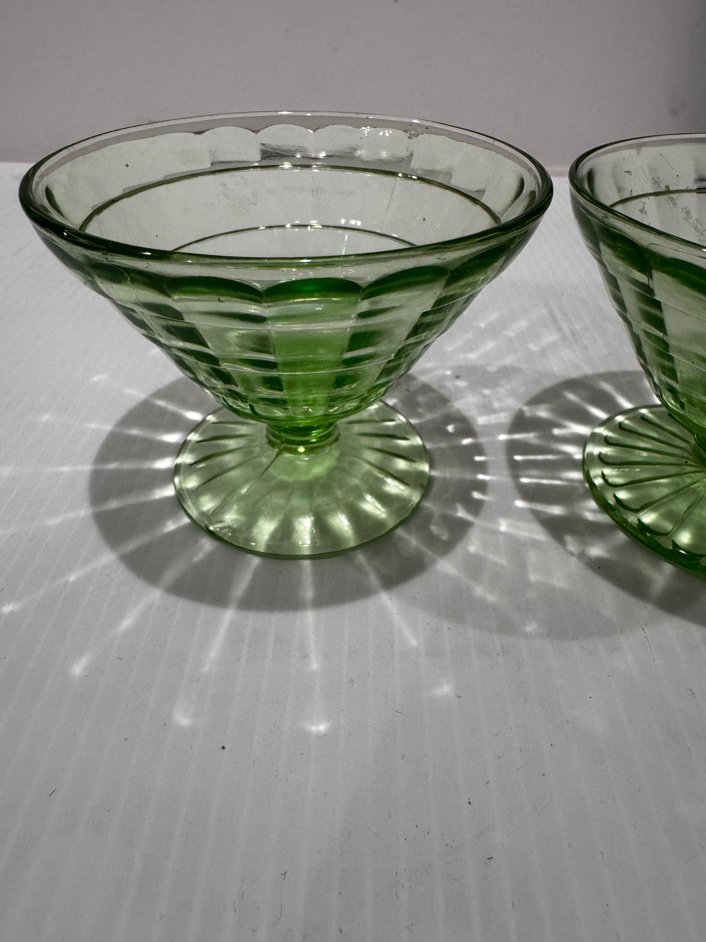 Uranium Sherbet Bowls (6) csbh
