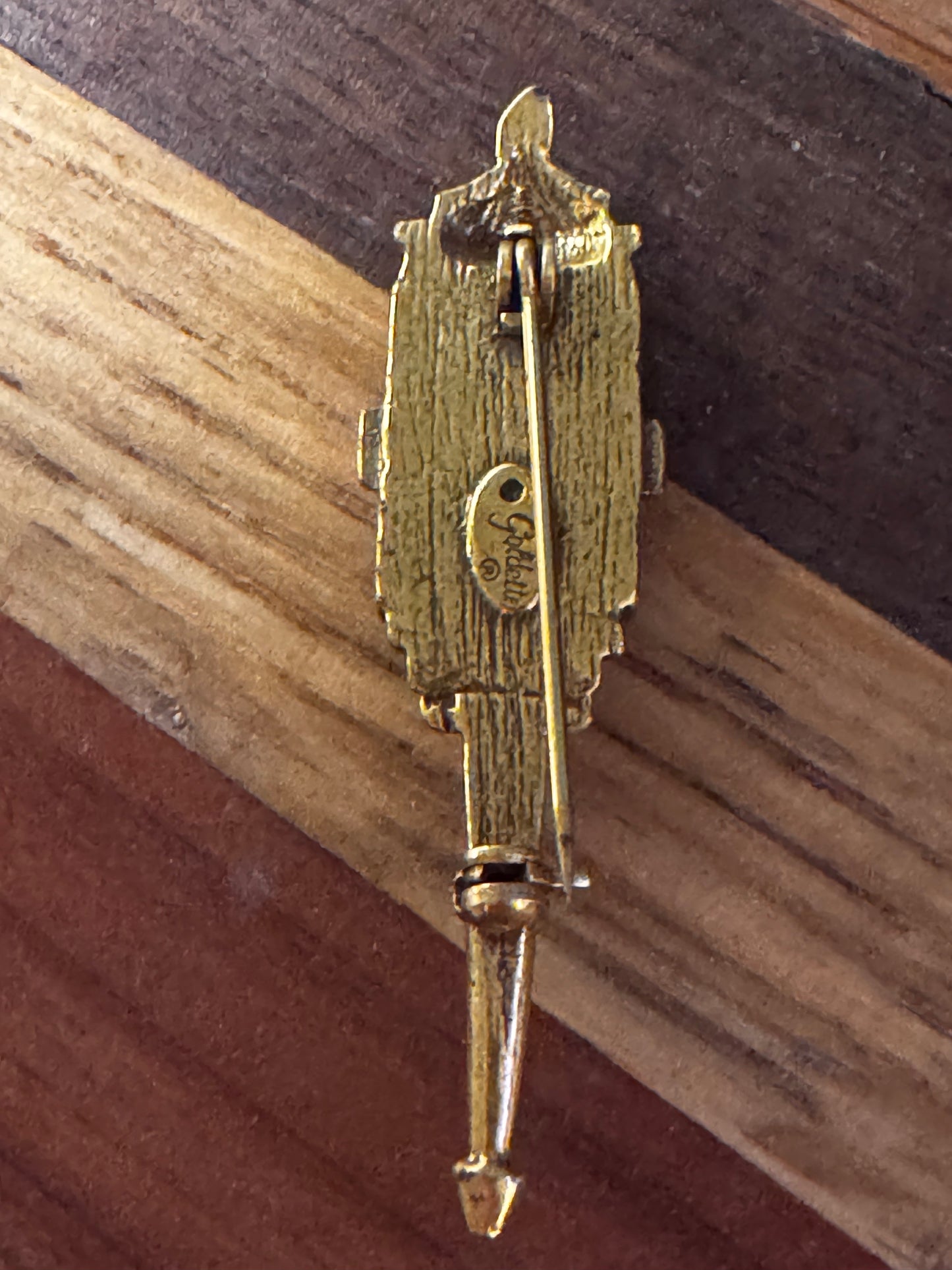 Goldette Lantern Brooch CSBH