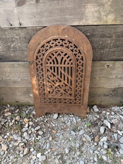 Antique Cast Iron Fireplace Surround and Cover CSPI