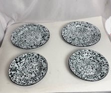 Vtg Enamel Splatter Ware Set ML