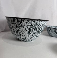 Vtg Enamel Splatter Ware Set ML