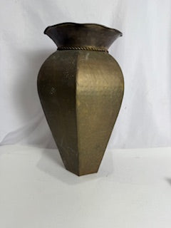 Large Vintage Brass Vase
