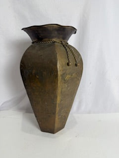 Large Vintage Brass Vase