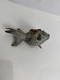Vintage Japanese Ikebana Flower Koi Fish