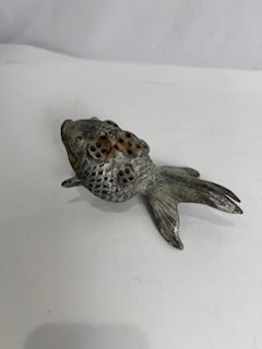 Vintage Japanese Ikebana Flower Koi Fish