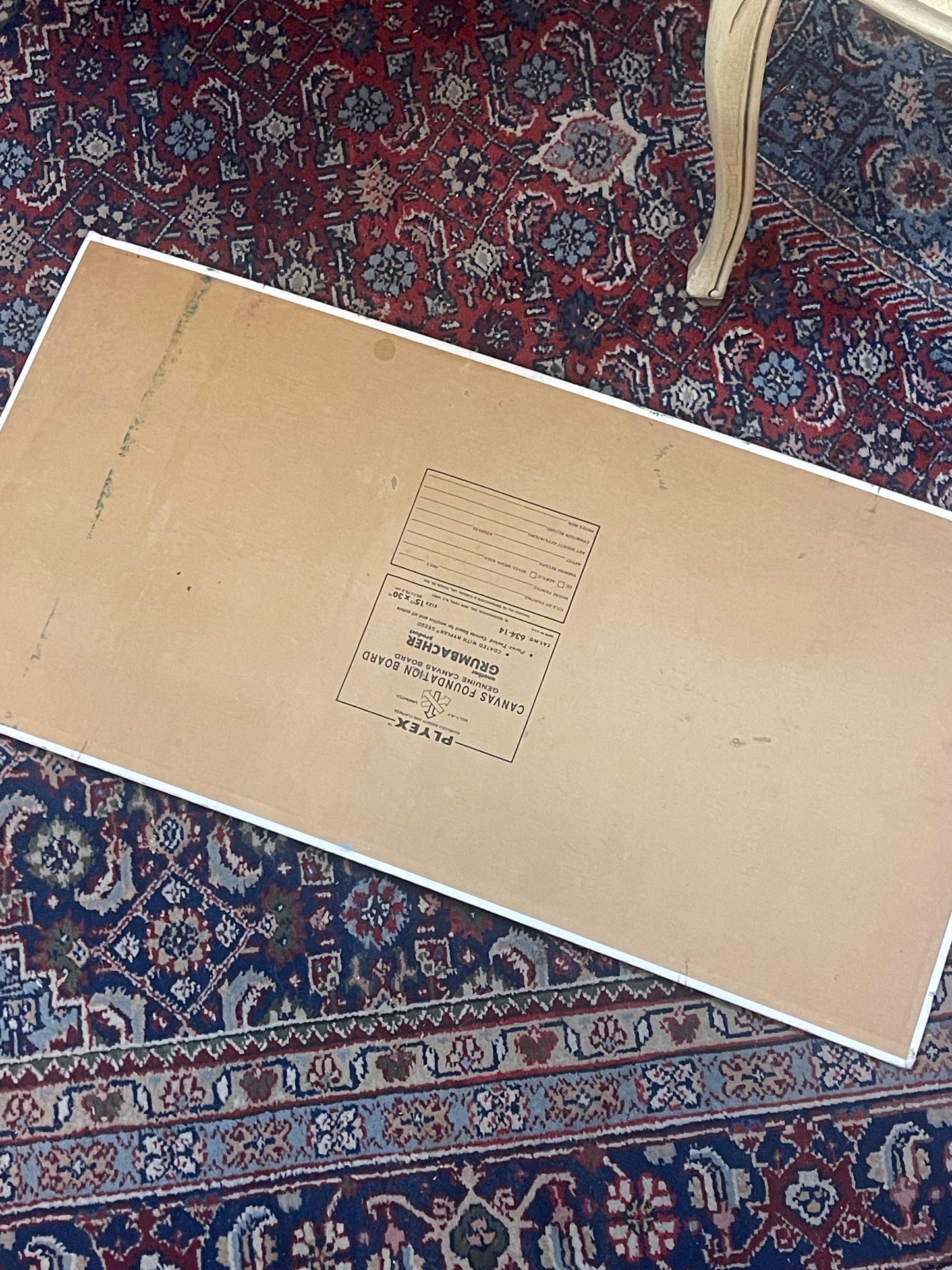 Handpainted Train Desert Rectangular Painting