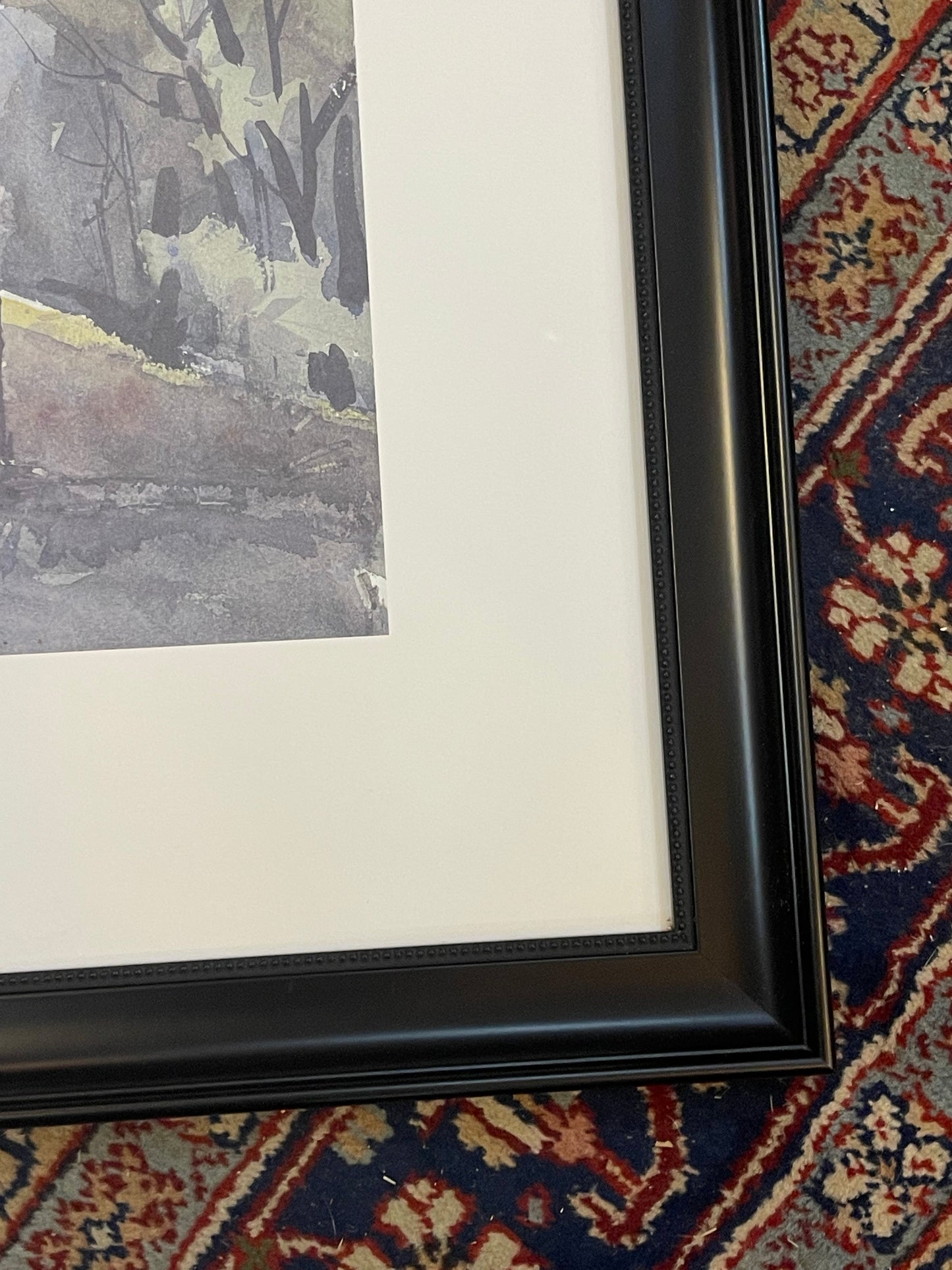 Bob Fagen Michigan Beaver Head Lighthouse framed watercolor painting