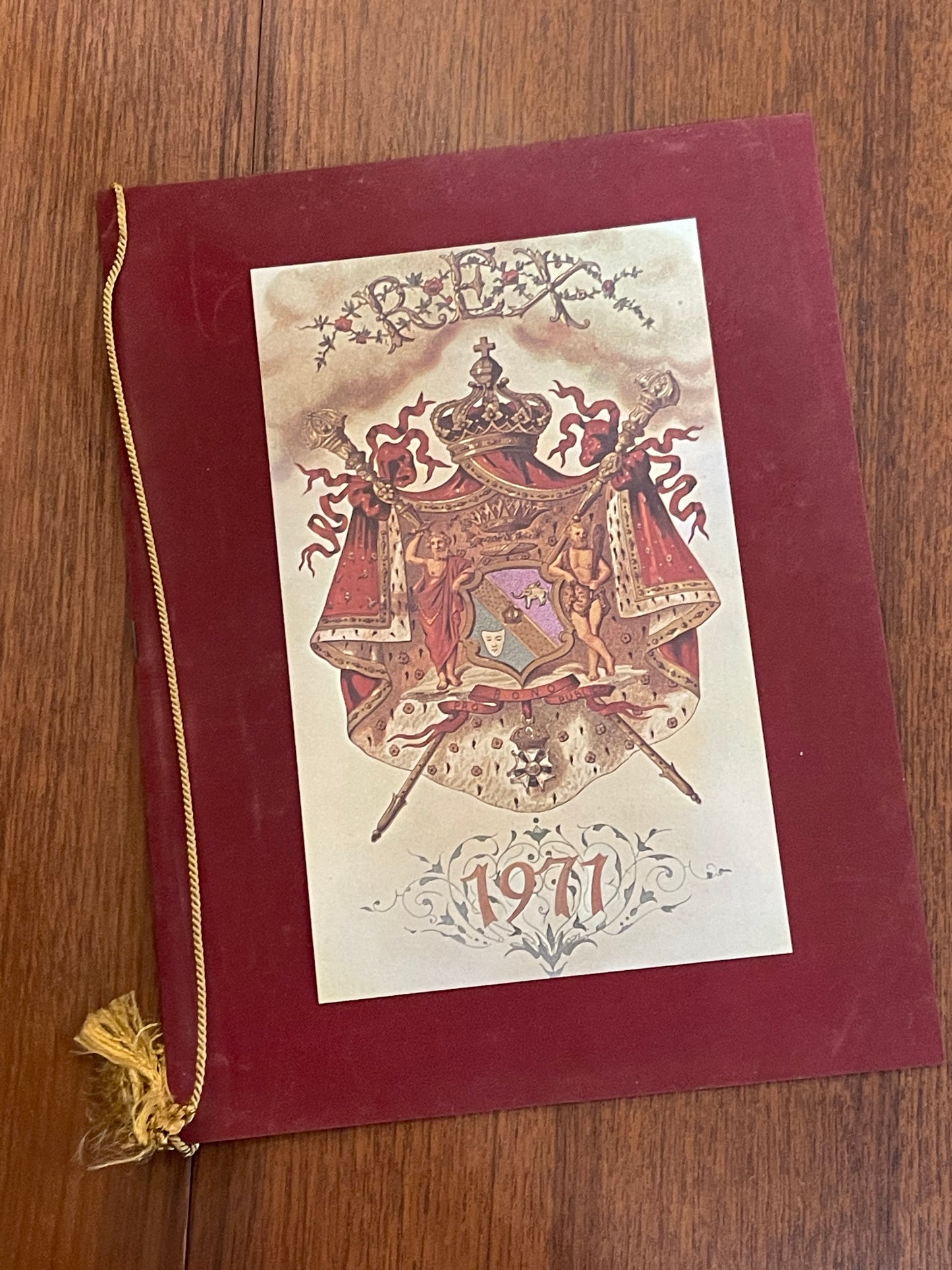 Vintage 1971 Rex Mardi Gras Carnival New Orleans ball program