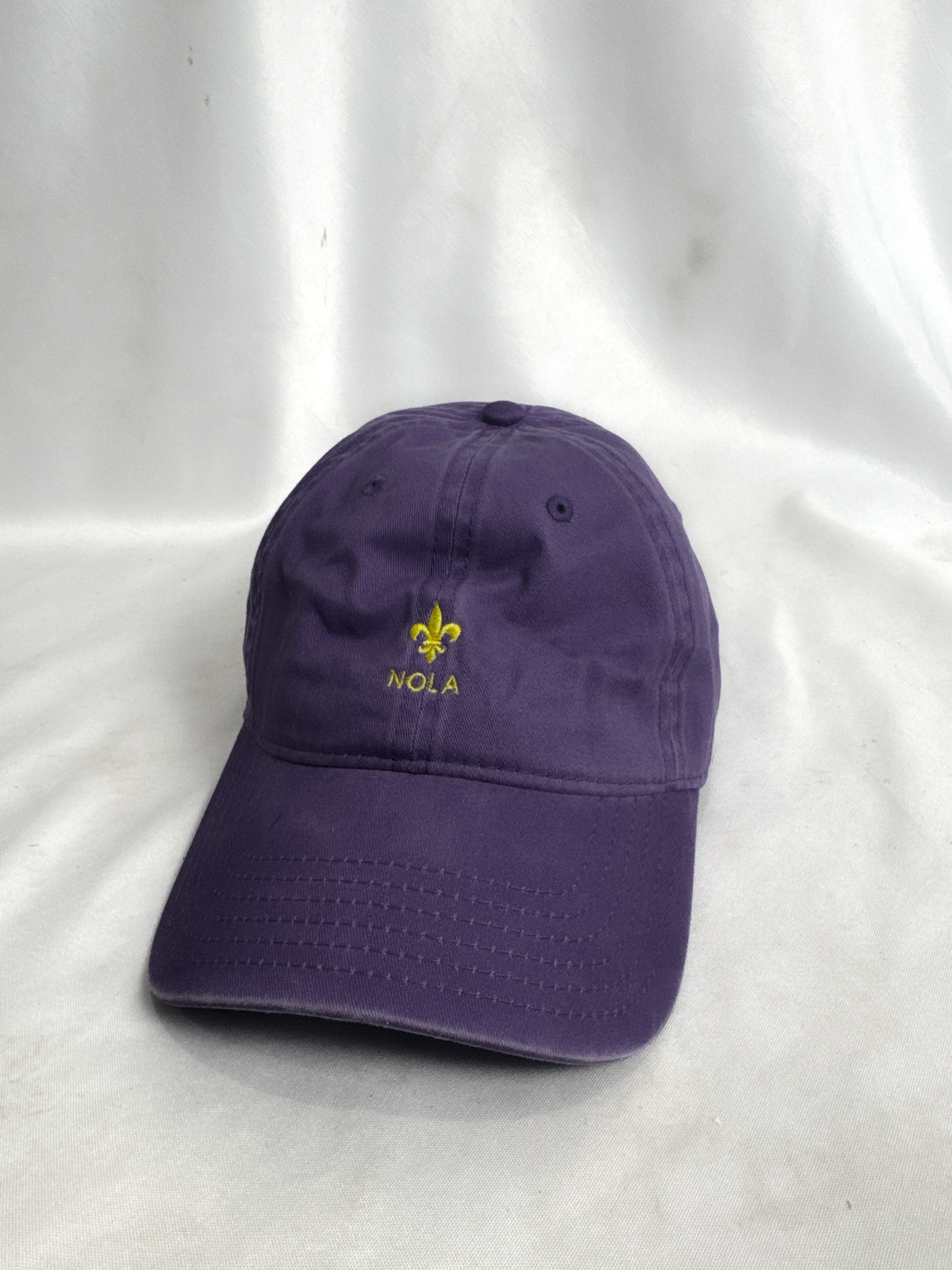 Embroidered Fleur De Lis Cap