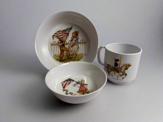 Vtg Holly Hobbie Set CSBH