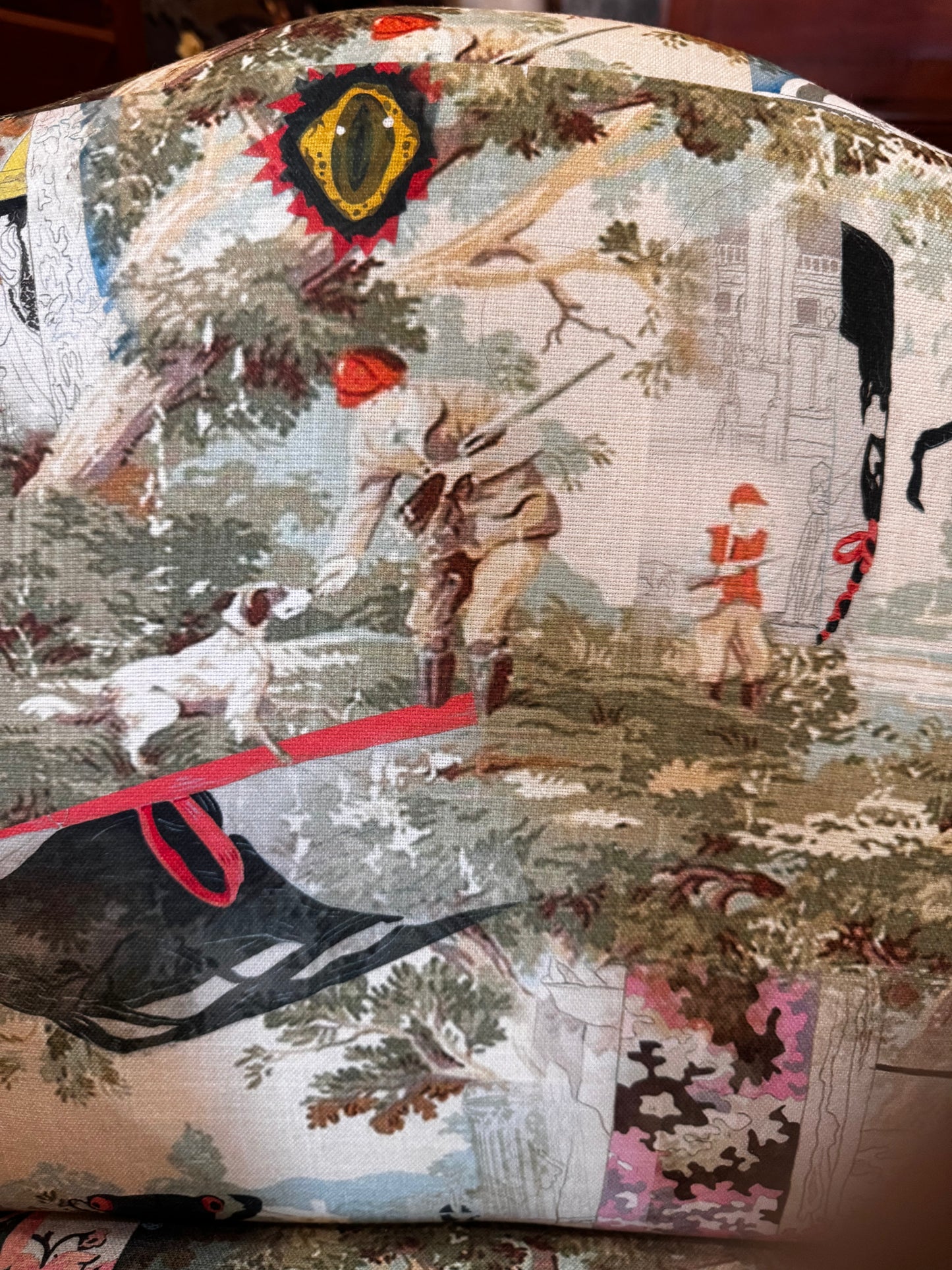 Norah Lovell -Designed Upholstered Chair Installation Piece