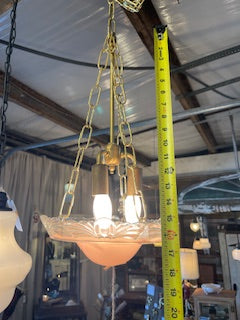 Pink French Art Deco/Nouveau Light (Redesigned)