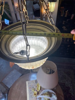 Vintage Hand Painted "Wedding Cake" Fixture