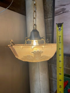 1930's Vintage Pink Art Deco/Nouveau Light