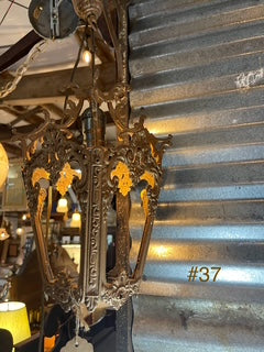 Vintage Brass Hull/Foyer Pendant