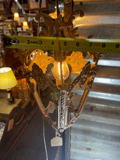 Vintage Brass Hull/Foyer Pendant