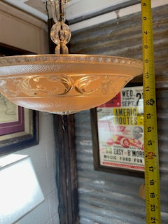 1930's Vintage French Art Deco/Nouveau 14"h x 17"w