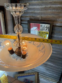 1930's Vintage French Art Deco/Nouveau 14"h x 17"w