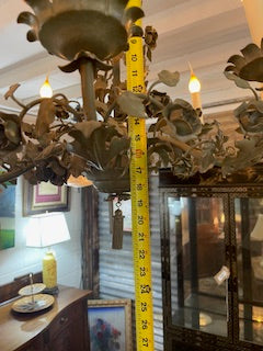 Vintage Regency 8 Light Chandelier