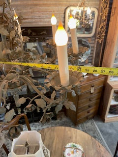 Vintage Regency 8 Light Chandelier