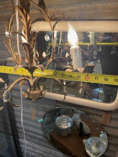 Vintage French Provincial 3 Light Chandelier