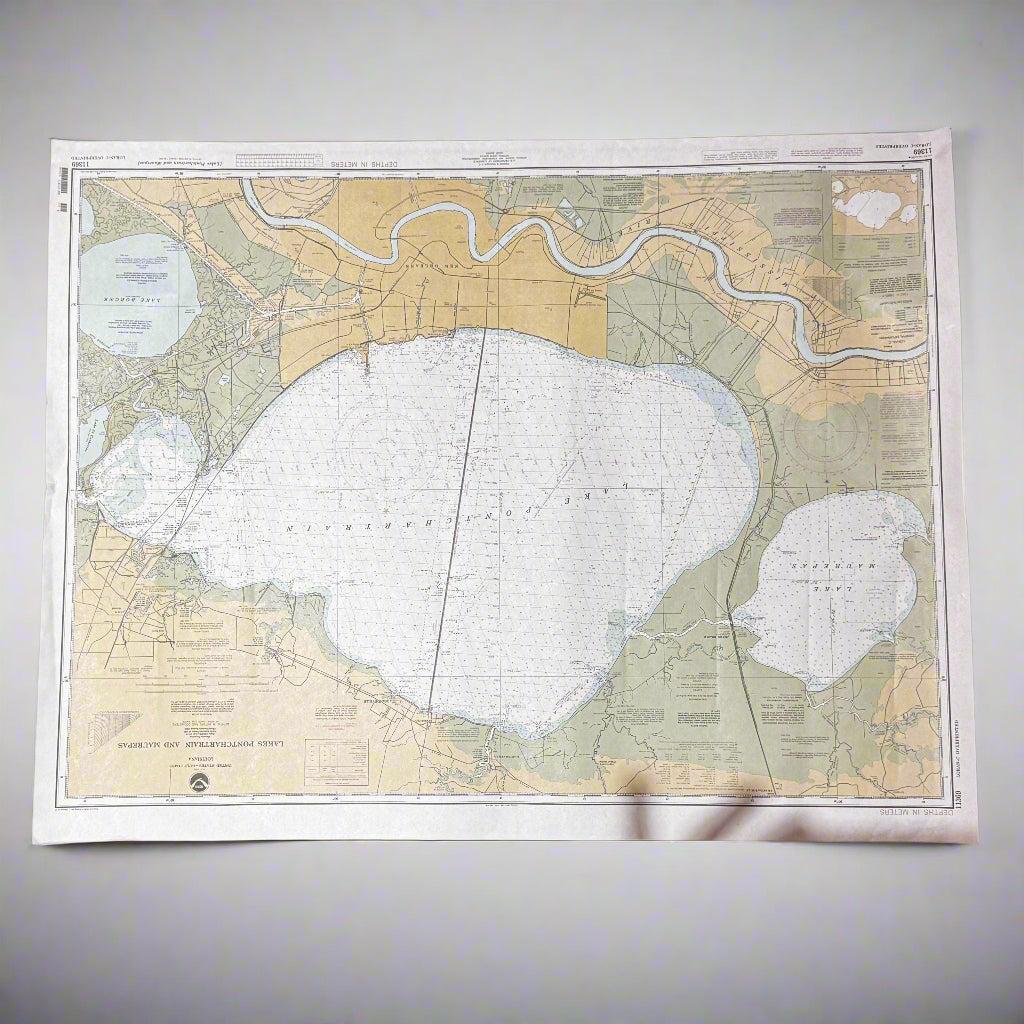 Lake Ponchartrain Map