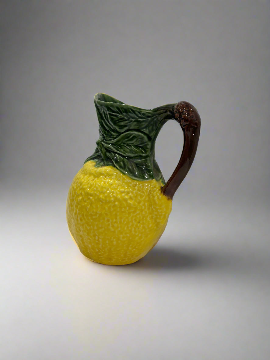 Majolica Orange Vase