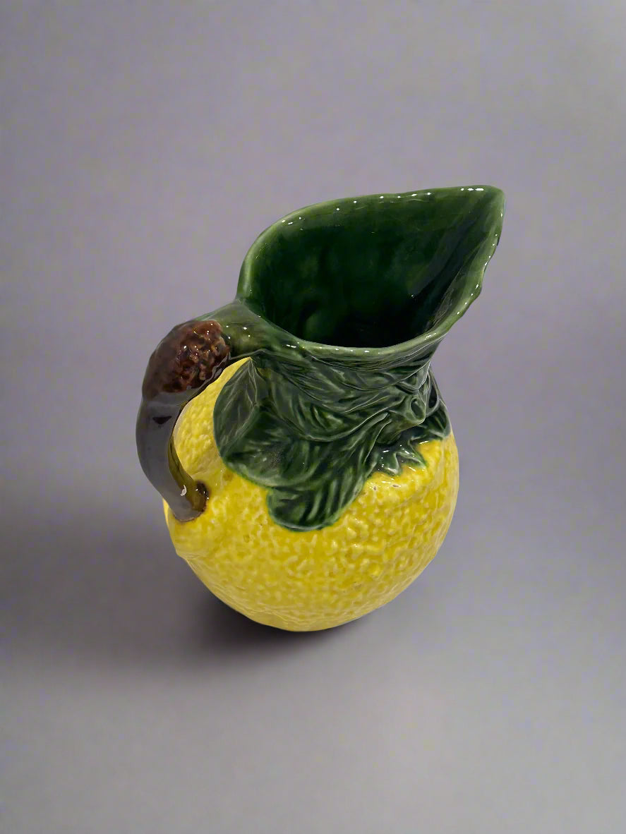 Majolica Orange Vase
