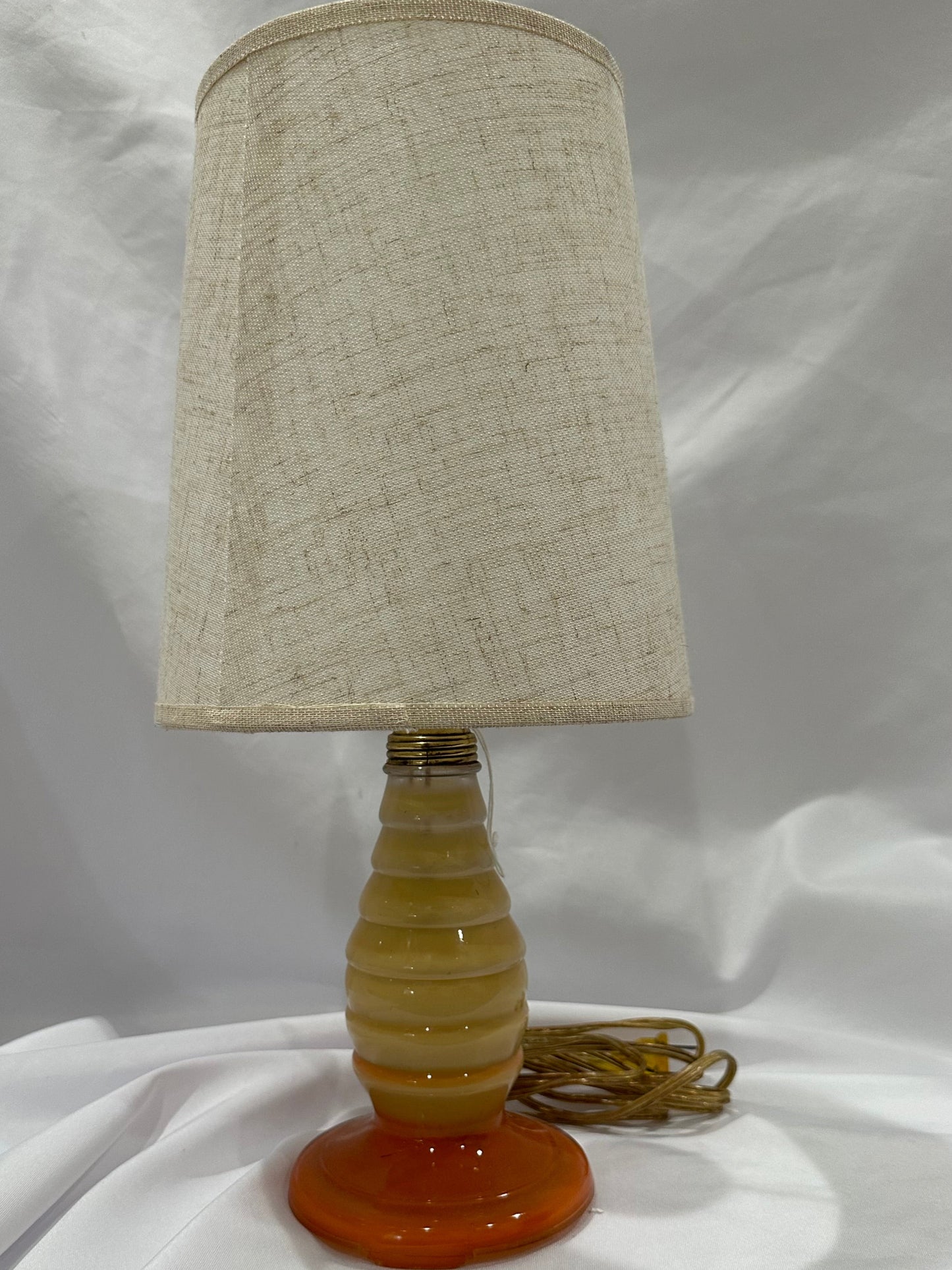 Mid-Century Modern Art Glass Lamp