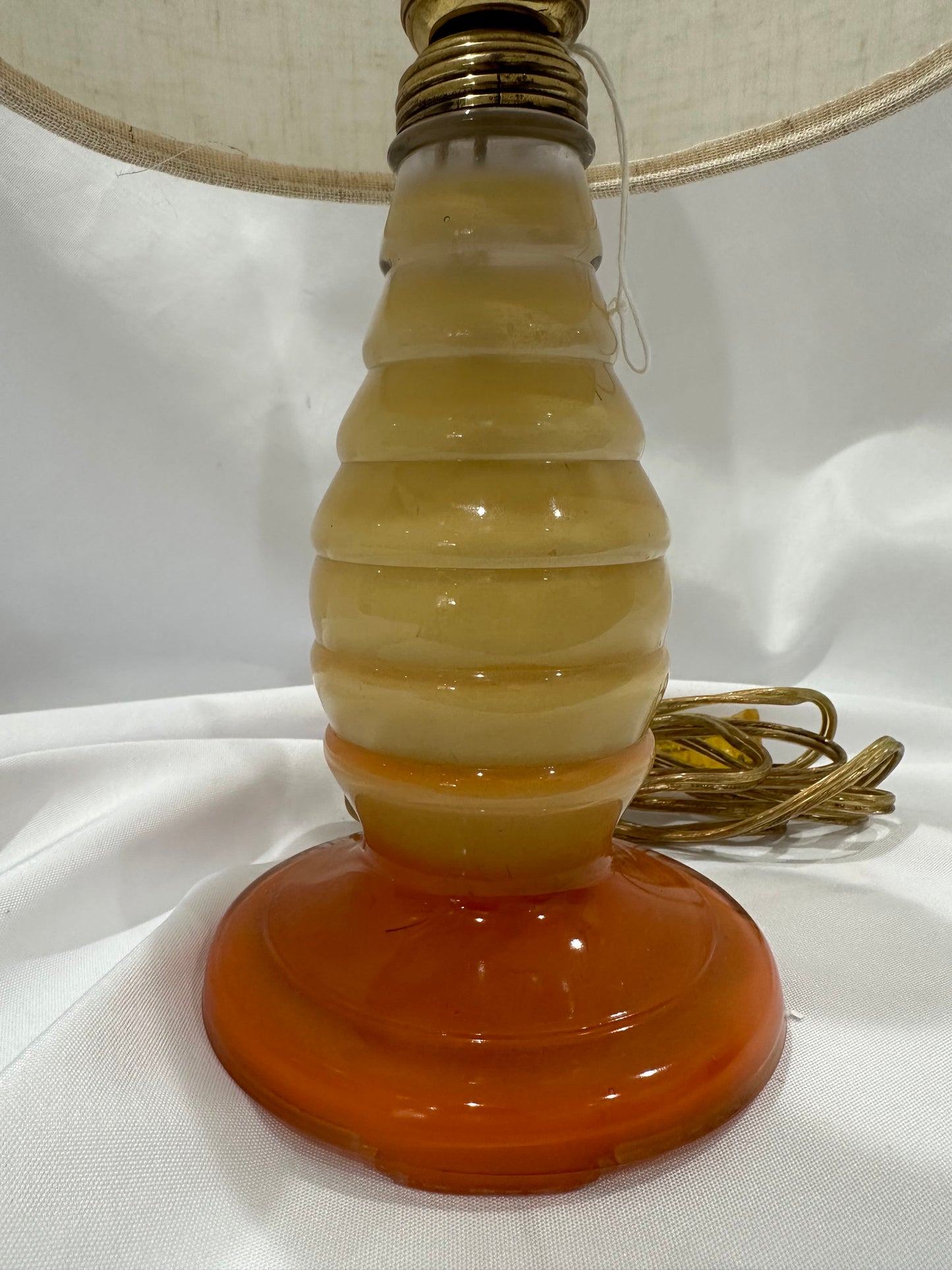 Mid-Century Modern Art Glass Lamp