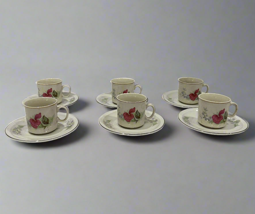 Espresso Cup and Platter Set
