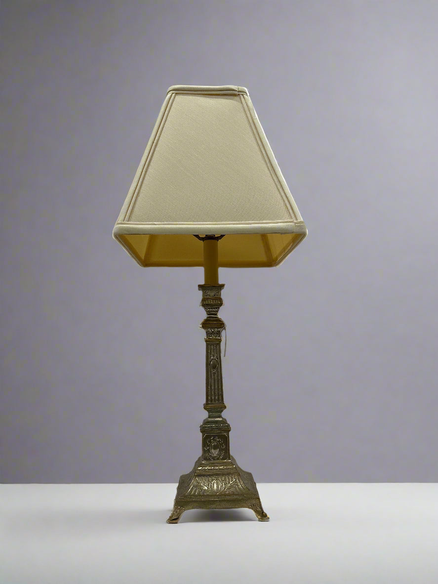Neo-Classic Brass Office Lamp