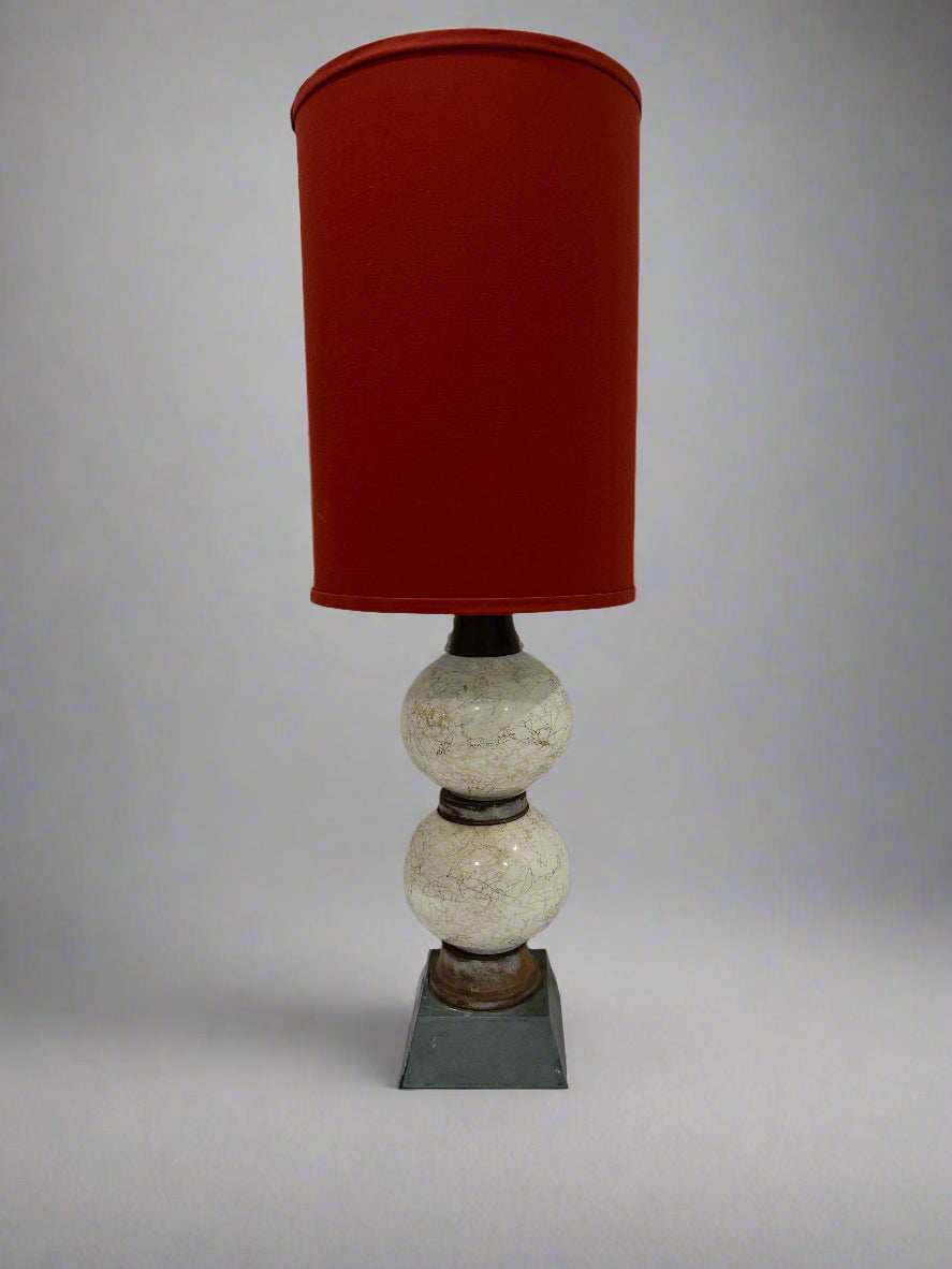 Vintage Glass Orb Lamp