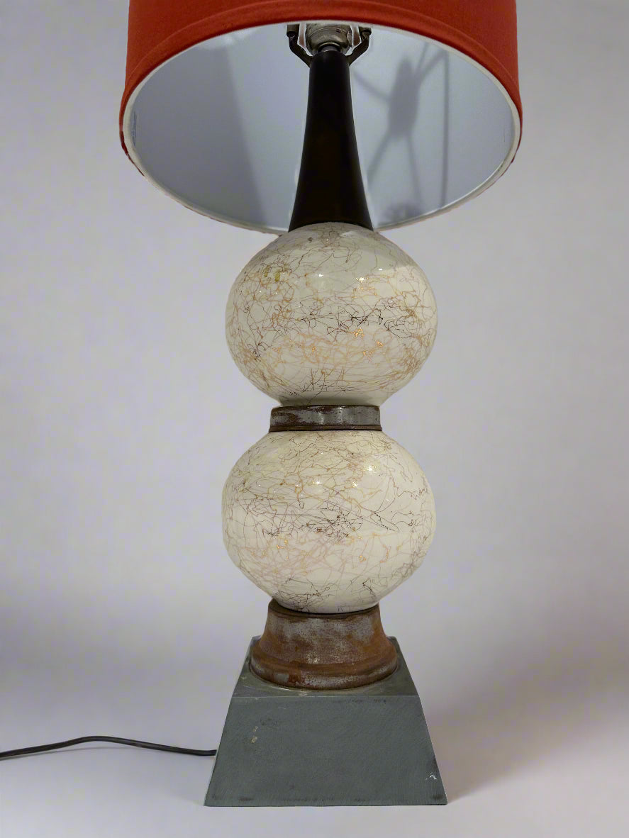 Vintage Glass Orb Lamp