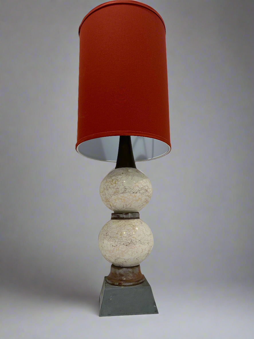 Vintage Glass Orb Lamp