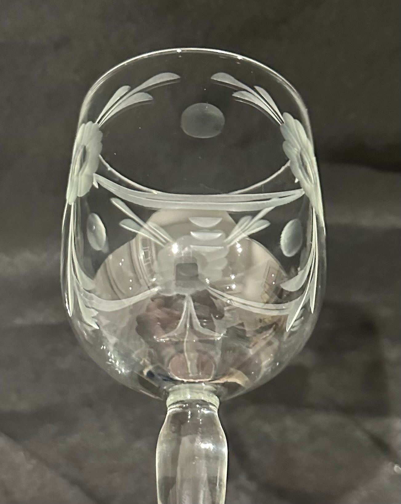 Set of Crystal Wine Goblets (Set of 6)