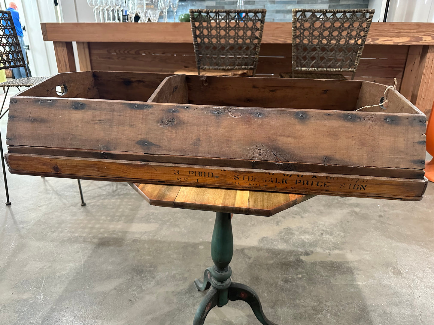 Reclaimed Wood Display Box