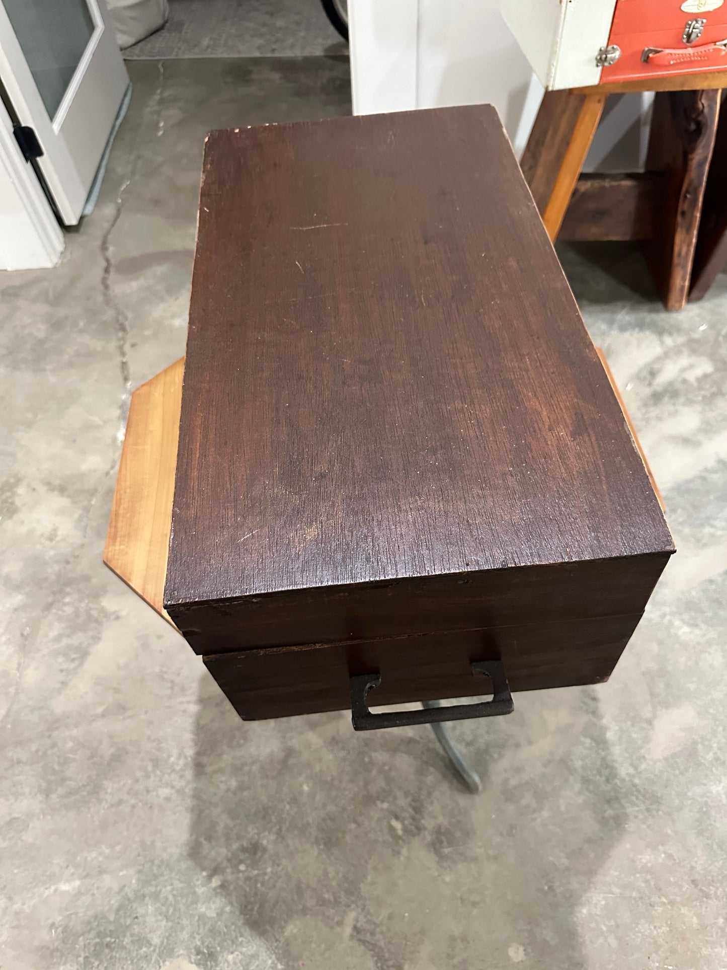 Primitive Handmade Hardwood Box