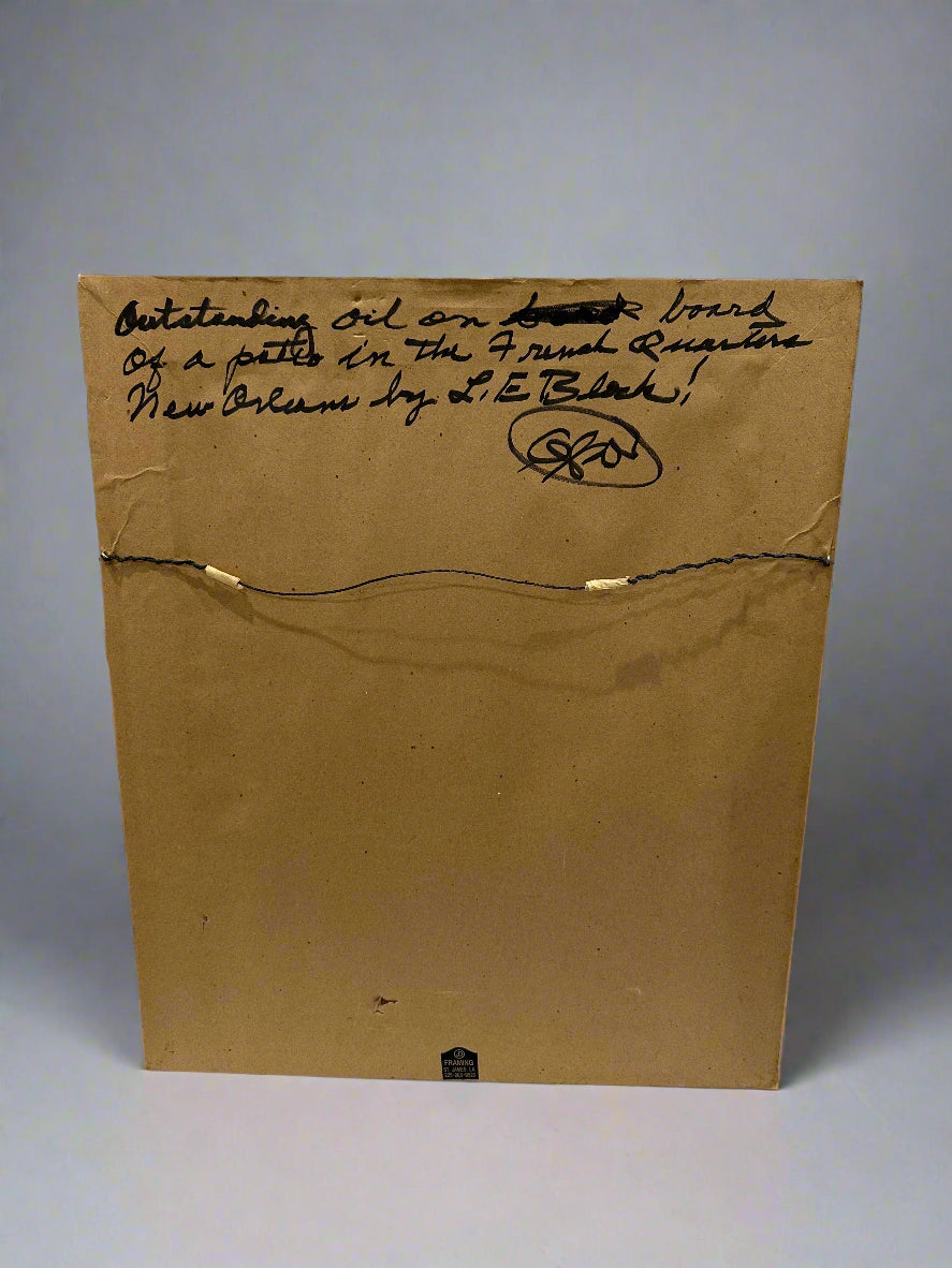 Brulatour Courtyard Oil Painting